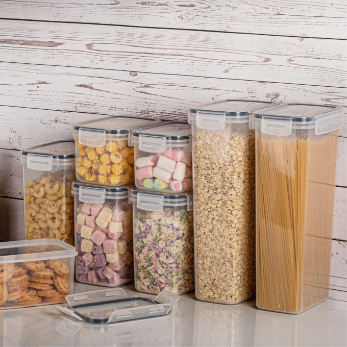 Airtight Food Storage Containers with Lids, Vtopmart 24 pcs Plastic Kitchen - Image 3