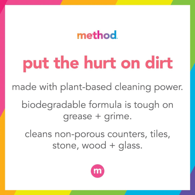 Method All-Purpose Cleaner Spray, Lime + Sea Sal, 28 oz Spray Bottles - Image 4