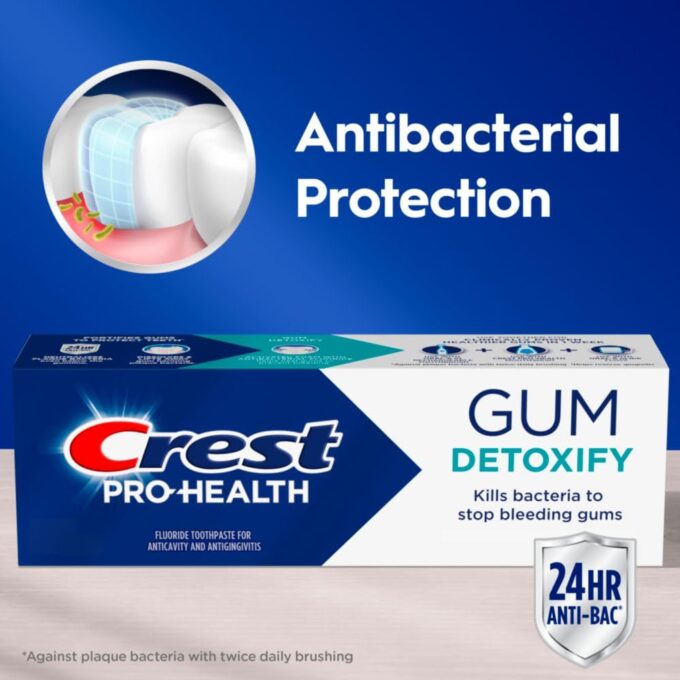 Crest Pro-Health Gum Detoxify Deep Clean Toothpaste 2.6 oz - Image 4